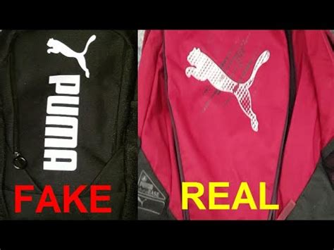 fake puma bag|how to identify a fake puma.